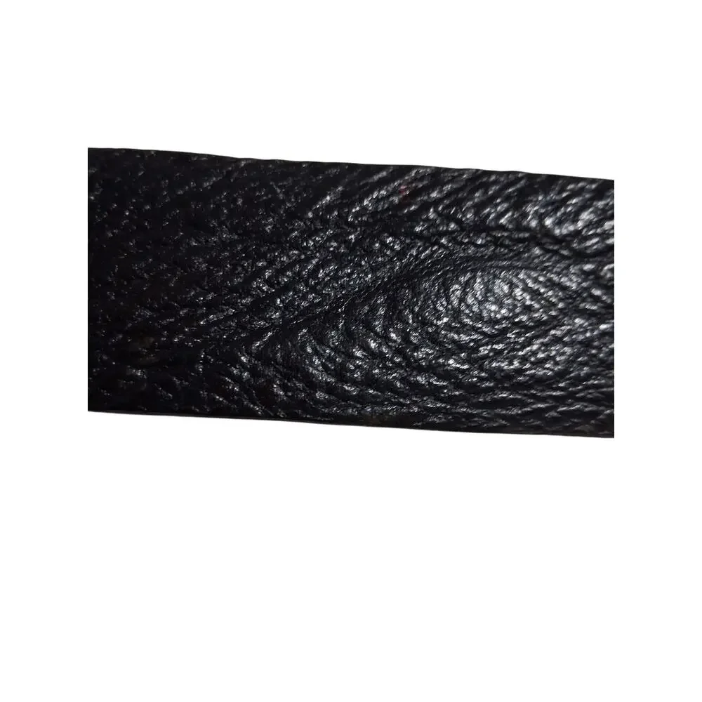 Mens size 36 Shark Belt‎ Casual Professional Teacher Casual Black Leather Luxury